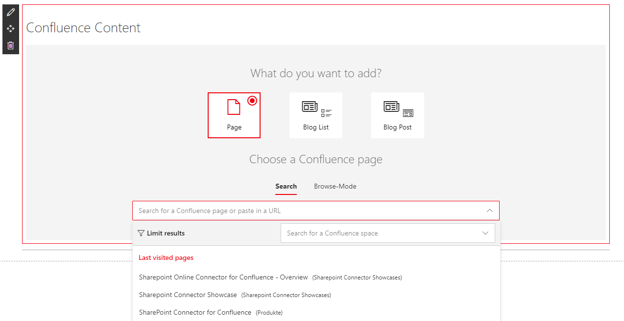 search for Confluence pages